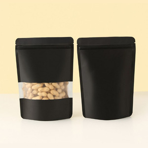 Túi Bao Bì Thực Phẩm Mylar Lá Nhôm Khóa Kéo Có Khóa Kéo Có Thể Khóa Lại Màu Vàng Trắng Đen Mờ Hoàn Thiện - Product Image 6