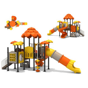 מגלשה גדולה לילדים עם מתקן טיפוס - ציוד משחק חיצוני לבתי ספר - Product Image 1