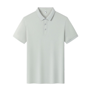 Polo Shirt Short Sleeve Solid Color Cotton Unisex Workwear Daily Wear - Product Image 4