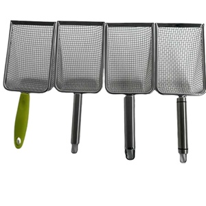 Pala para arena de acero inoxidable Lutin, pala para gallinero con orificios grandes, pala para playa, herramientas de limpieza - Product Image 1