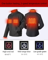 Vêtement chauffant pour moto à piles, veste chauffante d'hiver, doublure avec chauffage intégré