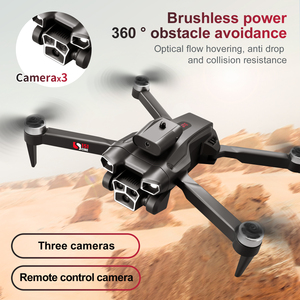S151 3 Máy Ảnh 720P Chụp Ảnh Trên Không HD Drone Động Cơ Không Chổi Than Quadcopter Hồng Ngoại Tránh Chướng Ngại Trở Từ Xa Máy Bay Điều Khiển - Product Image 2