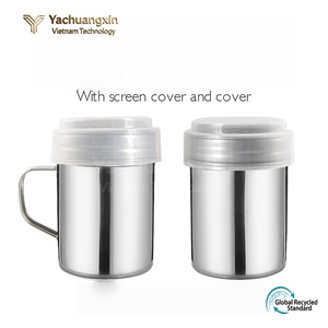 Stainless Steel Portable Foldable Powder Dispenser with Lid Leak Proof Dishwasher Safe Daily Use Seasoning <b>Container</b> - Product Image 5