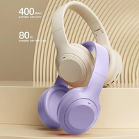 M5 Sports Headset nirkabel Game lari, Headset nirkabel dengan peredam bising aktif, Headset kompatibel Audio Hi-res untuk musik