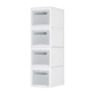 Online Best Seller Plastic Storage Basket Large Storage Bins for Sale Stackable Closet Storage Bins