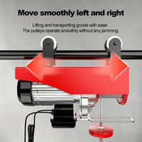 Hoist Listrik Mini 110v Baru dengan Remote Kontrol Nirkabel Pa1000 Pa500 Kapasitas 200kg untuk Pabrik Manufaktur