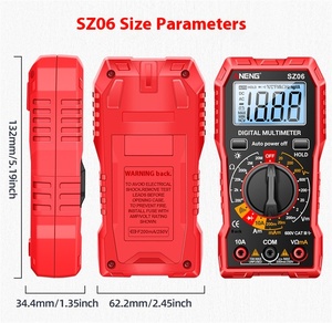 Onlyoa sz06 2000 đếm thông minh kỹ thuật số vạn năng AC/DC điện áp Meter DC hiện tại Ohm Tester điện công cụ thiết bị đo lường - Product Image 5