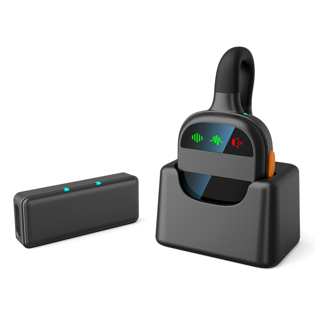 Mini Button-Sized Wireless Lavalier Microphone - Lightweight Clip-On Lapel Mic for Vlogging, Live Streaming & Recording