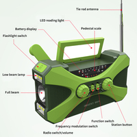 Offre Spéciale prévention des catastrophes polyvalente et lampe de poche d'urgence à manivelle Radio charge de téléphone portable solaire