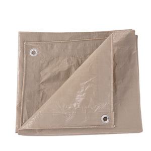 मिलियन 6*8 फीट 120 ग्राम हल्का भूरा लैमिनेटेड पीई लेपित तिरपाल सबसे अधिक बिकने वाला अनुकूलित डिजाइन वाटरप्रूफ पीई तिरपाल - Product Image 1