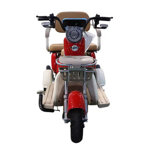Triciclo Eléctrico <span class=keywords><strong>Plegable</strong></span> de 3 Ruedas para Adultos con Cestas Delanteras, Carrocería Abierta, 2 Pasajeros, 30 km/h - Product Image 4