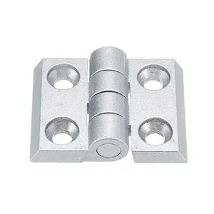 Cerniere in lega di zinco argento 30*30 accessori in alluminio cerniere per porte in metallo