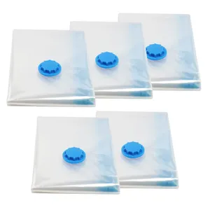 Organizador grande para el hogar, organizador de ropa transparente con sello comprimido, bolsa de ahorro de espacio para viaje, práctico, bolsas de almacenamiento al vacío - Product Image 1