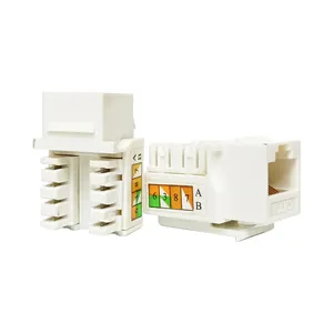 공장 가격 UTP RJ45 Cat5e/Cat6 키스톤 잭