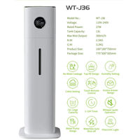Humidificateur ultrasonique sur pied 13L à remplissage par le haut avec stérilisation UVC pour la maison, l'hôtel, le bureau, l'usage commercial et domestique