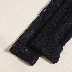 Женский кружевной комбинезон с длинным рукавом - Product Image 6