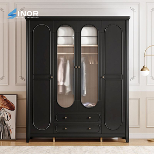 Armario de Madera Maciza Grande, Independiente, con Doble Puerta, Diseño de Lujo para Recámara Principal - Product Image 6