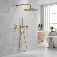 Ensemble de douche chaude et froide dissimulé d'hôtel de vente chaude toilette de pluie intégrée douche à domicile robinet de douche de salle de bain dissimulé