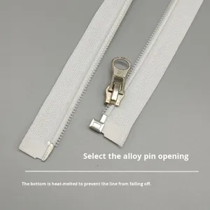 <span class=keywords><strong>Cerniera</strong></span> in Nylon Autobloccante N.5 con Denti in <span class=keywords><strong>Ferro</strong></span>, Colori e Dimensioni Personalizzabili, per Abbigliamento e Cappotti, Direttamente dalla Fabbrica, Yiwu Zhejiang - Product Image 2