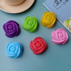 Forros de muffin para cozimento, 5cm reutilizáveis de silicone