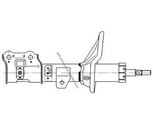 MAZDA 323S FAMILIA BJ2WDリア右ショックアブソーバー333276部品新しい状態の鋼材料<span class=keywords><strong>Srr</strong></span> Xp600 Pajero Ioトヨタ用Revo - Product Image 4