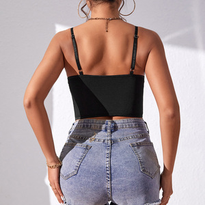 En stock 2026 Corset Faja Top en dentelle style club français, amincissant, avec structure de baleinage 3D, <span class=keywords><strong>push</strong></span>-<span class=keywords><strong>up</strong></span>, ajustement confortable et transparent - Product Image 2