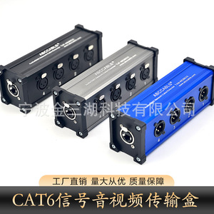 กล่องขยายสัญญาณเสียง XLR 4 ช่อง Abccable รุ่น TAP-NETBOX กล่องส่งสัญญาณอีเธอร์เน็ต อุปกรณ์สำหรับเวที - Product Image 3