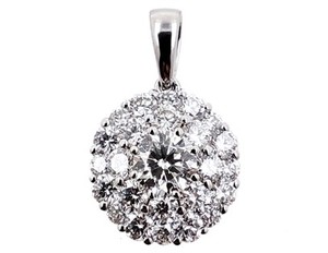 Mặt dây chuyền bạc 925 Sterling đính đá Moissanite kiểu móng vuốt, 1Ct, màu D, VVS1, chất lượng như kim cương lab, dành cho nữ - Product Image 2