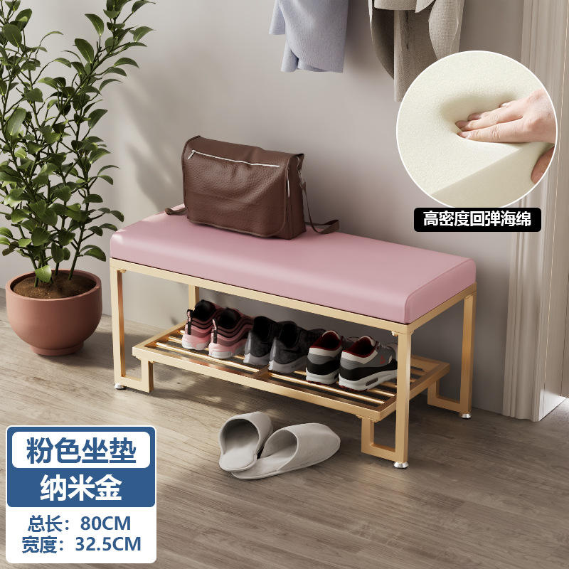 [Moyen] Cuir rose + support doré