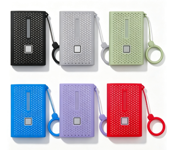 OEM Silicone Protective Case for Portable External SSD 500GB 1TB 2TB Shockproof AntiScratch Cover for Office Travel Data Storage
