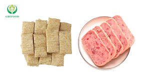 Spareribs et yerine fabrika fiyat dokulu sebze proteini olarak vegan gıda için <span class=keywords><strong>Gluten</strong></span> ile TVP zengin Fiber soya proteini - Product Image 4