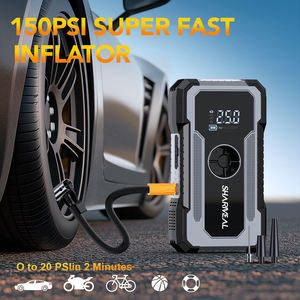 3 en 1 12V 2000a Batería de fosfato recargable portátil Arrancador de batería de coche y cilindro de bomba de aire - Product Image 3