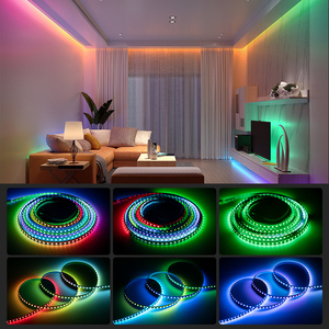 Ultra Narrow Dream Full Color 100Leds DC5V 2020 Smd Individual <span class=keywords><strong>4Mm</strong></span> Endereçável SK6812 <span class=keywords><strong>RGB</strong></span> WS2812B <span class=keywords><strong>LED</strong></span> Strip