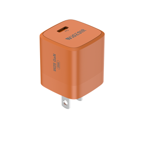 WISESIR Factory Direct 25W PD Charger US <strong>Plug</strong> 5V 3A <strong>USB</strong> C Fast GaN Portable Mobile Phone Laptop Charger OTP OVP PD 3.0 Type C - Product Image 1