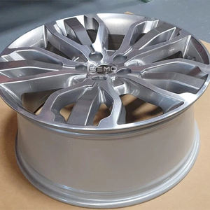 Jantes <span class=keywords><strong>en</strong></span> alliage moulé sous pression haute performance 21x9,5" 5x120, roues personnalisées <span class=keywords><strong>argent</strong></span>/noir 21" - Product Image 4