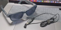 Chargeur portable à clipser, alimentation électrique pour RayBan Meta Wearable, charge rapide, indicateur LED, kit de charge pour voyage et extérieur
