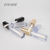 Flacon de brillant à lèvres carré transparent de 6 ml, tubes vides pour gloss, rouge à lèvres liquide, conteneur pour emballage de maquillage