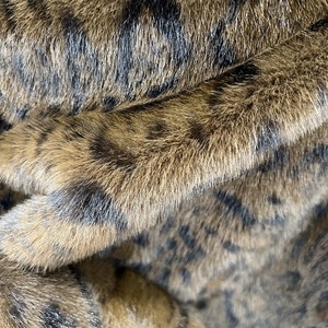 Tessuti in Pelliccia Sintetica di Visone a Pelo Corto, Morbidi, Stampati con Motivo Leopardato, per Costumi, Giocattoli, Artigianato, Abbigliamento e Tessili per la Casa - Product Image 6