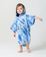 Pestemal à capuche serviette turque plage piscine Poncho pour toutes les tailles château de coton vert surfeur serviette changer de vêtements pour enfants adultes