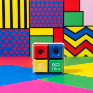 Mini Cámara Digital Portátil con Forma de Bloque Colorido, Videocámara de Bolsillo para Grabación Diaria - Product Image 1