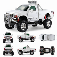 LEHOO Jouets HG-P410 1/10 2.4G RC Car 4WD Pickup Rally Car Raptor Electric Brushed RC Crawler Truck
