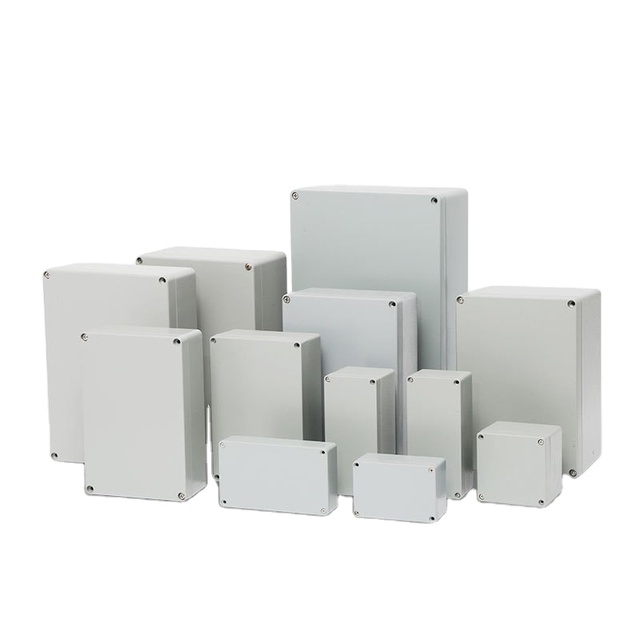 IP67 Waterproof Sandblasted Plastic Case Electrical Junction Box Aluminum Shell Button Box for Electronics Instrument Enclosures