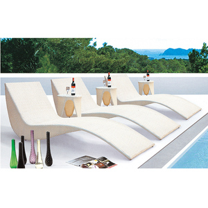 Hot Sale Rattan Sun Lounger Modern Patio <strong>Pool</strong> Chaise Lounge Swimming <strong>Chair</strong> - Product Image 1