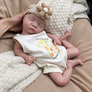 44cm in Silicone per dormire bambole rinate per bambino compongono il corpo intero a bocca aperta giocattoli per bambini regali di compleanno/natale/capodanno - Product Image 5