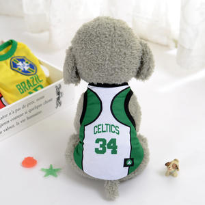 Camisa esportiva para o verão do número de futebol, malha respirável, roupas para animais de estimação - Product Image 4