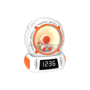 Nueva Lámpara Nocturna LED Moderna con Enchufe, <span class=keywords><strong>Luz</strong></span> Blanca Cálida, Regalo Creativo, Ambiente de Alta Gama para el Hogar, Dormitorio, Mesita de Noche, Regulable, con Forma de Reloj - Product Image 2