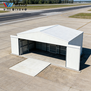 Hangar d'avion en acier à poutres H de grande portée, personnalisé pour l'industrie aéronautique - Product Image 1
