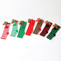 Chaussettes de Noël 2026 amusantes, colorées, à rayures, unies, mignonnes, fantaisie, confortables, montantes, pour les fêtes, idéales comme cadeau