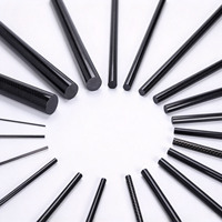 Barres en carbone solides rondes de 10 mm, 12 m, 15 mm pour support de caméra et rail de guidage robotique