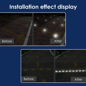 Marcatori Stradali Bianchi 4 Pollici Riflettenti ad Alta Intensità Prismatici LED Classificati IP68 Resistenti <span class=keywords><strong>per</strong></span> Avvertimento Stradale Senza Alimentazione - Product Image 4